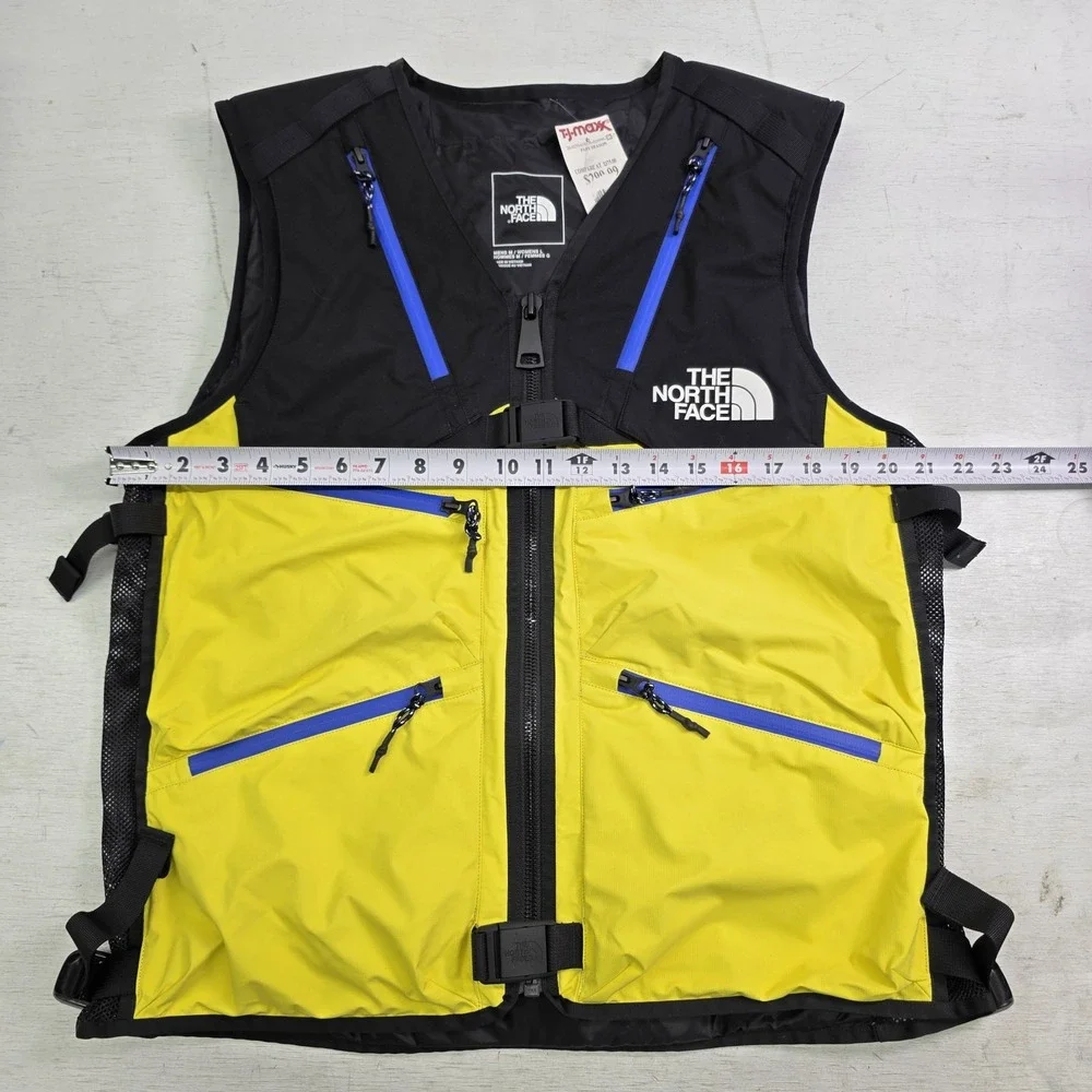 The North Face BLS 3L Vest‎ Lemon Black Unisex Women's L Men's M Layering Rare!